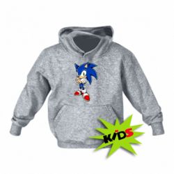Детское худи Sonic with smile - PrintSalon
