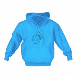 Детское худи Strong family - PrintSalon