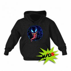 Дитяче худі Venom black and blue style - PrintSalon