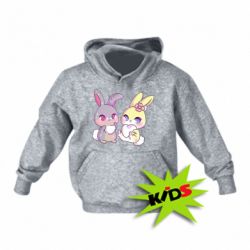 Детское худи Rabbits In Love - PrintSalon
