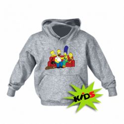 Детское худи Simpsons At Home - PrintSalon