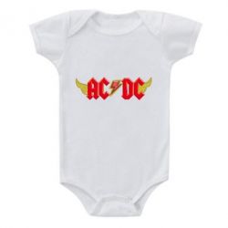 Детский бодик AC/DC с крыльями - PrintSalon