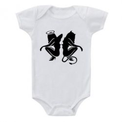 Детский бодик Ангел и Демон - PrintSalon