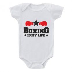 Дитячий бодік Boxing is my life