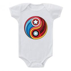 Дитячий бодік Captain America & Iron Man - PrintSalon