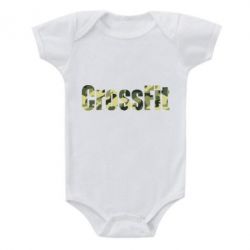 Детский бодик CrossFit камуфляж-PrintSalon Детский бодик CrossFit камуфляж