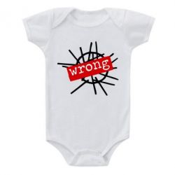 Детский бодик Depeche Mode Wrong - PrintSalon
