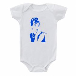 Дитячий бодік Дівчина фарбує губи - PrintSalon