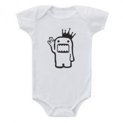 Детский бодик Домо Кун с короной - PrintSalon