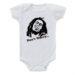 Детский бодик Don't Worry (Bob Marley) - PrintSalon