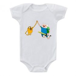 Детский бодик Джейк и Фин - PrintSalon