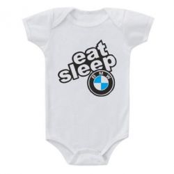 Детский бодик Eat, sleep, BMW - PrintSalon