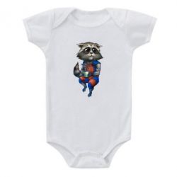 Дитячий бодік Єнот Ракета і Грут - PrintSalon