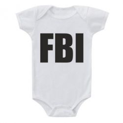 Детский бодик FBI (ФБР) - PrintSalon