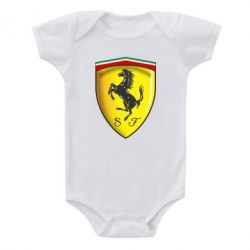 Детский бодик Ferrari 3D Logo - PrintSalon
