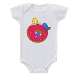 Детский бодик Гомер и Пончик - PrintSalon