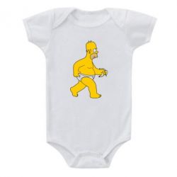Детский бодик Гомер Симпсон в трусиках - PrintSalon