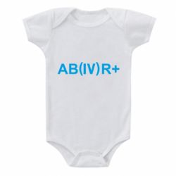 Детский бодик Группа крови (4)АВ+ - PrintSalon