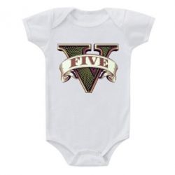 Детский бодик GTA 5 3D Logo - PrintSalon