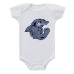 Детский бодик Gym Shark - PrintSalon