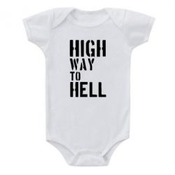 Дитячий бодік High way to hell - PrintSalon
