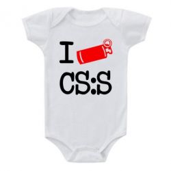 Дитячий бодік I love CS Source - PrintSalon