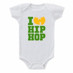 Детский бодик I love Hip-hop Wu-Tang-PrintSalon Детский бодик I love Hip-hop Wu-Tang