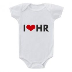Детский бодик I love HR - PrintSalon