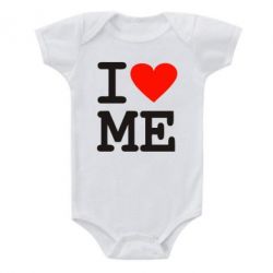 Детский бодик I love ME - PrintSalon