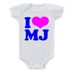 Дитячий бодік I love MJ-PrintSalon Дитячий бодік I love MJ