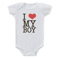 Детский бодик I love my - PrintSalon