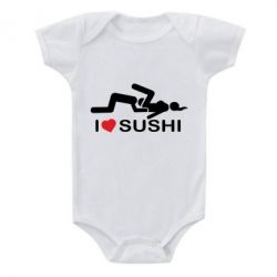 Детский бодик I love sushi - PrintSalon