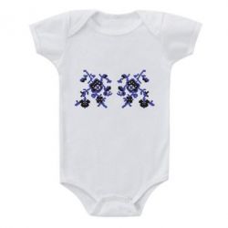 Детский бодик Квітковий орнамент - PrintSalon