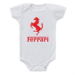 Детский бодик логотип Ferrari - PrintSalon