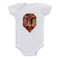 Дитячий бодік Логотип World Of Tanks "Розпечений метал" - PrintSalon