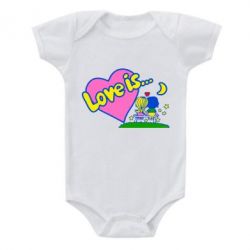 Детский бодик Love is... - PrintSalon
