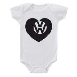 Детский бодик Love Volkswagen - PrintSalon
