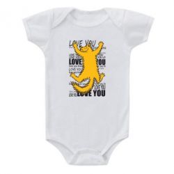 Детский бодик Love you - PrintSalon