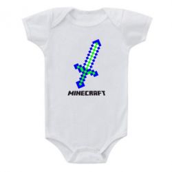 Детский бодик Меч Minecraft - PrintSalon