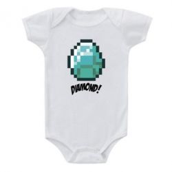 Дитячий бодік Minecraft Diamond! - PrintSalon