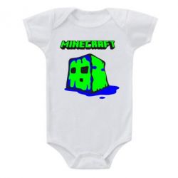 Детский бодик Minecraft Head - PrintSalon