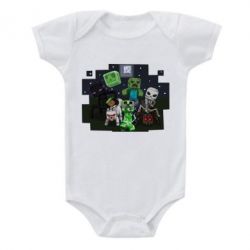Детский бодик Minecraft Party - PrintSalon