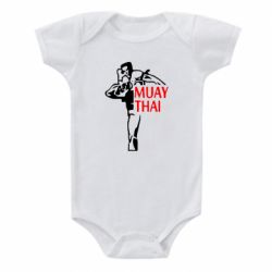 Детский бодик Muay Thai kick - PrintSalon