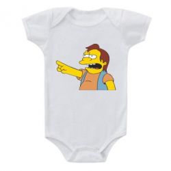 Детский бодик Нельсон Симпсон - PrintSalon