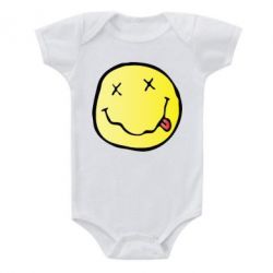 Дитячий бодік Nirvana Logo 3D - PrintSalon