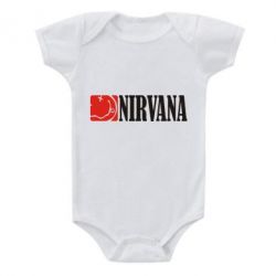 Детский бодик Nirvana смайл - PrintSalon