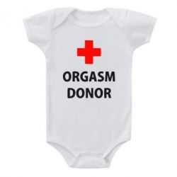 Детский бодик Orgasm Donor - PrintSalon