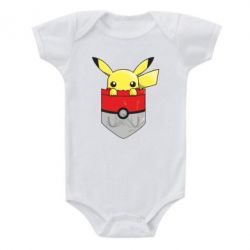 Детский бодик Pikachu in pocket - PrintSalon