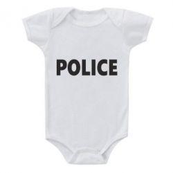 Детский бодик POLICE - PrintSalon