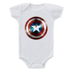 Детский бодик Потертый щит - PrintSalon